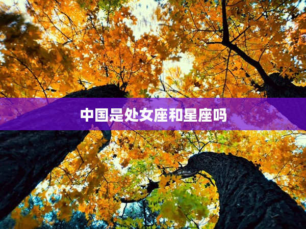中國是處女座和星座嗎