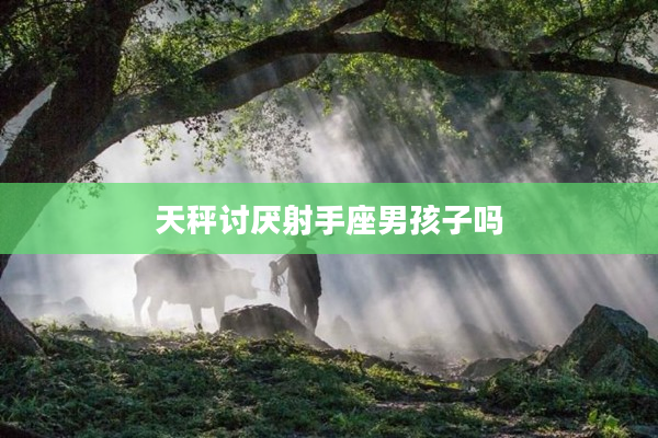 天秤討厭射手座男孩子嗎