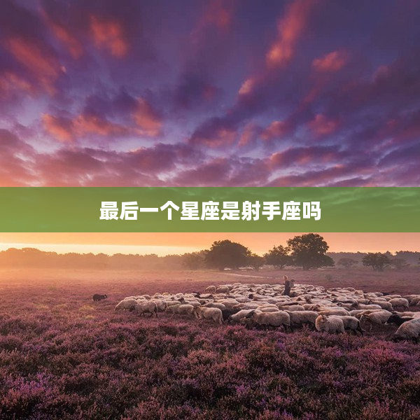 最后一個星座是射手座嗎