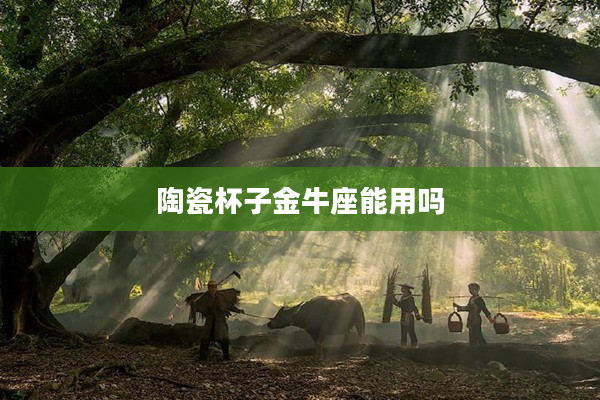 陶瓷杯子金牛座能用嗎