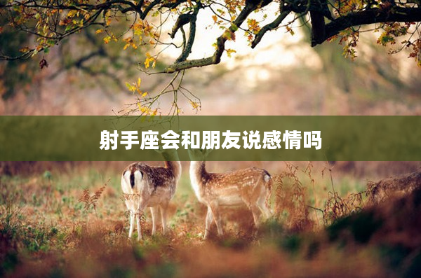 射手座會和朋友說感情嗎